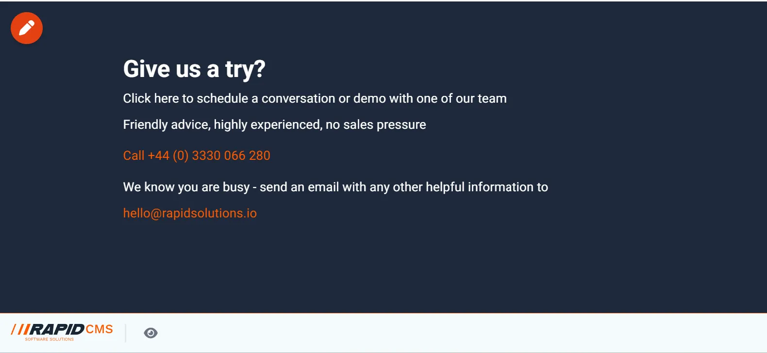 Frontend edit feature