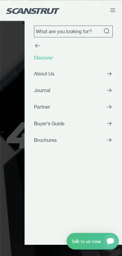 Scanstrut mobile interface