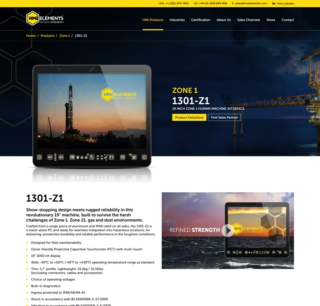 HMi Elements product page