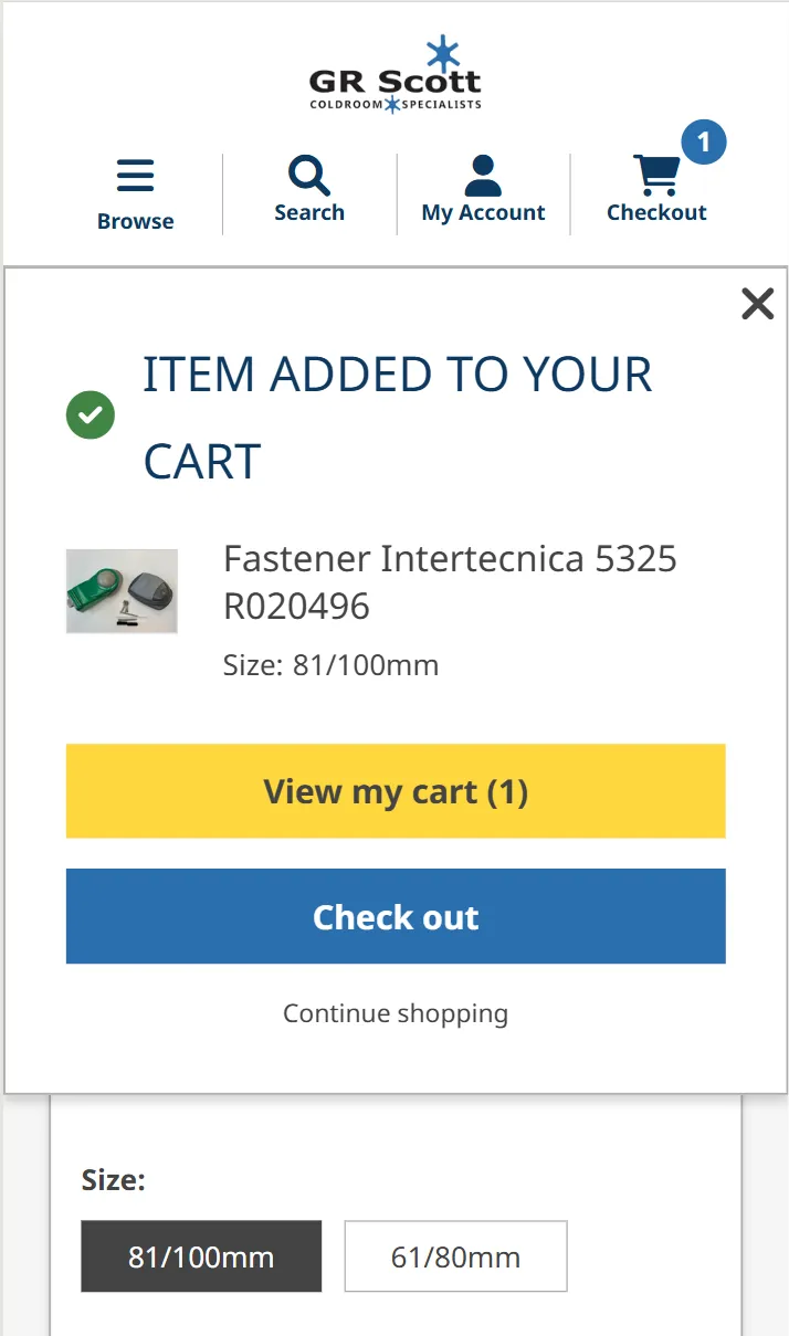 Mobile checkout