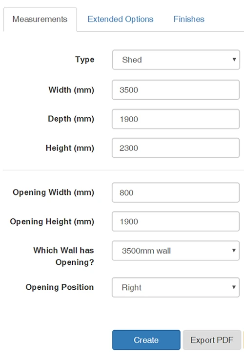 Configurator guided questions